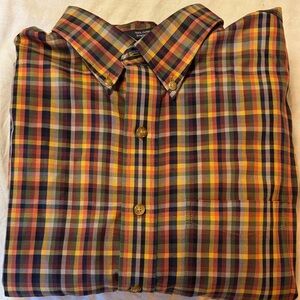 Men’s button Down 100% cotton wrinkle Free Batton Brand